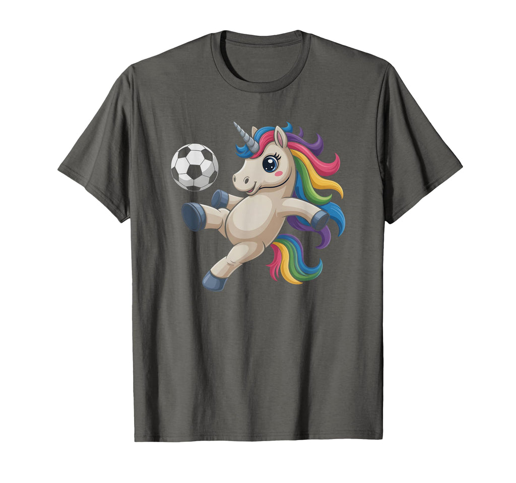 Funny Unicorn Soccer Just Who Loves T-Shirt - Graphic Print for Adults - T-Shirt, Sweatshirt, Hoodie