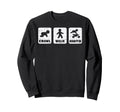 Crawl Walk Moto Funny Motocross Dirt Sweatshirt - Unique Graphic Unisex - T-Shirt, Sweatshirt, Hoodie