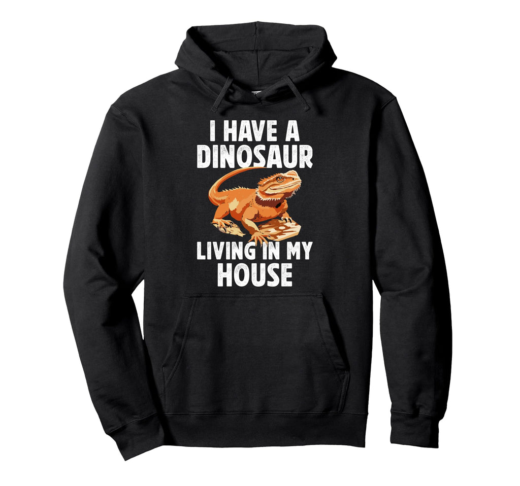 I Have Dinosaur Bearded Dragon Owner Hoodie - Minimalist Print Unisex - T-Shirt, Sweatshirt, Hoodie