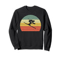 Ski Sunset Skier Skiing Dad Ski Sweatshirt - Streetwear Style for Adults - T-Shirt, Sweatshirt, Hoodie