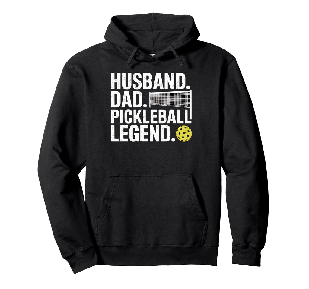 Husband Dad Pickleball Legend Joke Dink Hoodie - Unique Graphic for Adults - T-Shirt, Sweatshirt, Hoodie