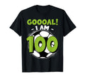 100 Year Old Birthday Soccer Themed T-Shirt - Custom Art Print Unisex - T-Shirt, Sweatshirt, Hoodie