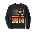 Awesome Since 2014 Soccer 12Th Sweatshirt - Unique Graphic for Adults - T-Shirt, Sweatshirt, Hoodie