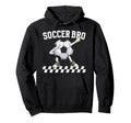 Soccer Bro Funny Soccer Brother Hoodie - Aesthetic Graphic Men Women - T-Shirt, Sweatshirt, Hoodie