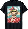 Wow Surprise Face Pop Art Comic Book Popular Culture - Adult & Kids T-Shirts, Sweatshirts & Hoodies apparel design preview 1