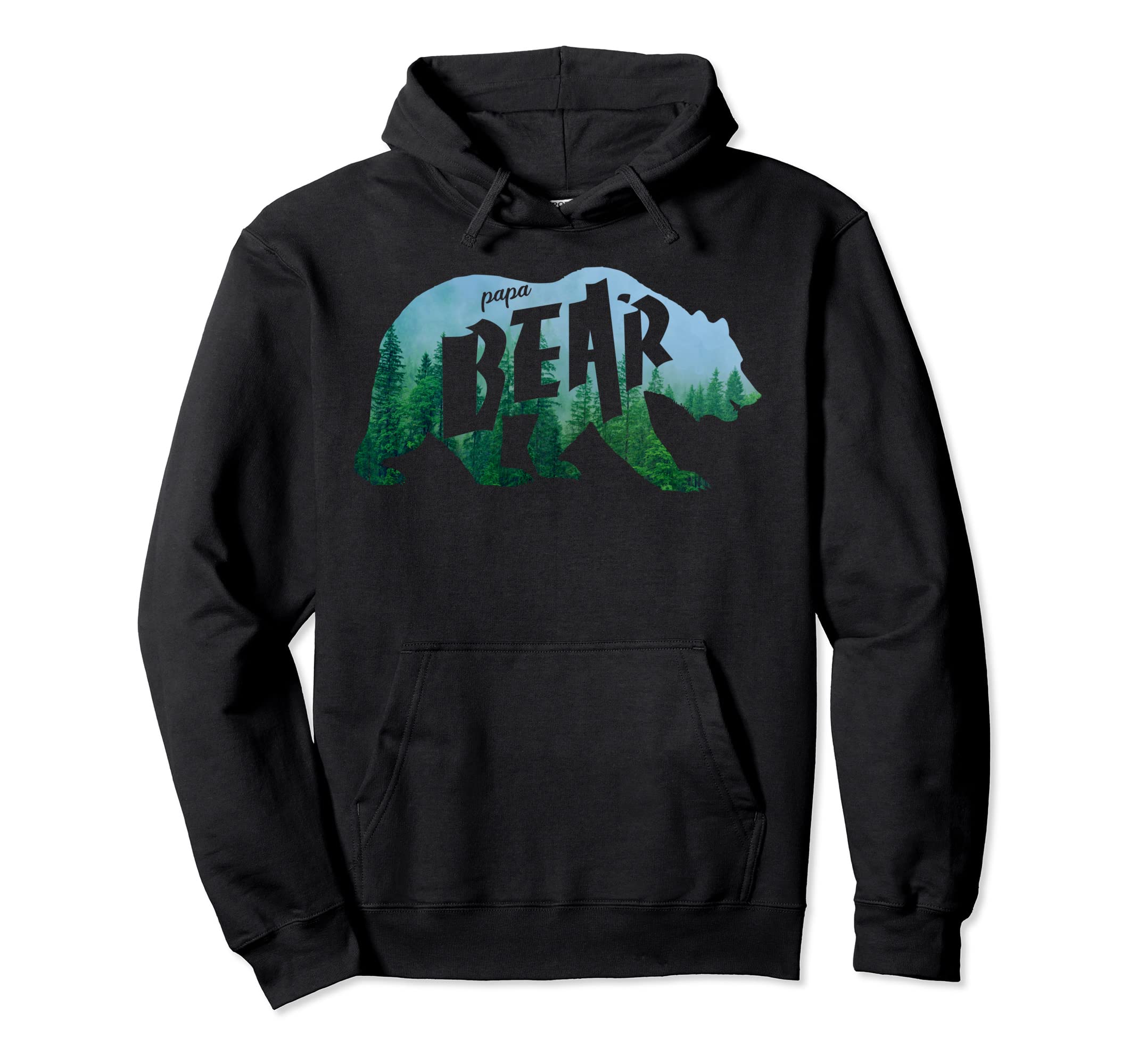 Papa Bear Shirts Camping Hiking Shirts Dad Hoodie - Novelty Apparel Unisex - T-Shirt, Sweatshirt, Hoodie