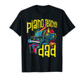 Piano Dad Piano Pianist Keyboard T-Shirt - Minimalist Print for Adults - T-Shirt, Sweatshirt, Hoodie