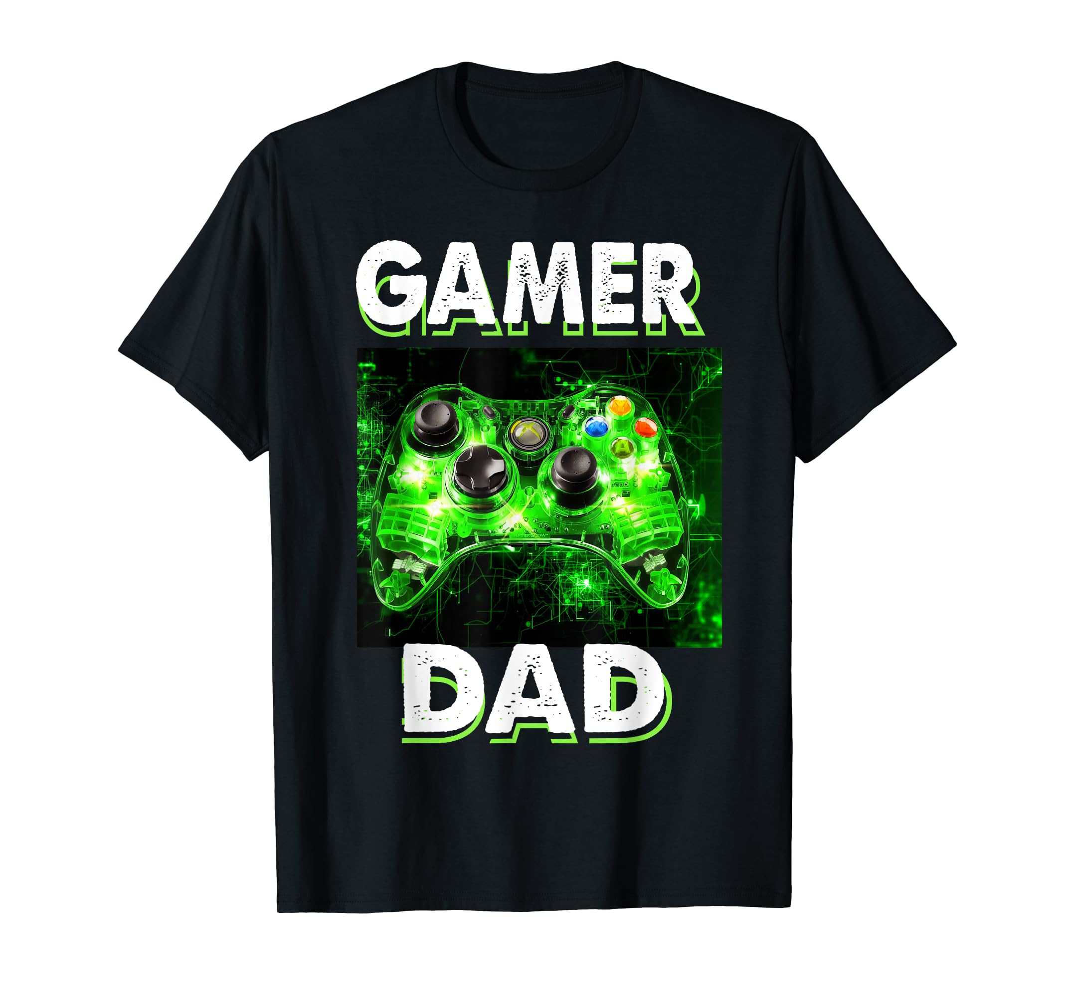 Mens Gamer Dad Like Normal Dad Video T-Shirt - Trendy Graphic for Adults - T-Shirt, Sweatshirt, Hoodie