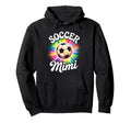 Soccer Mimi Grandma Tie Dye Hoodie - Minimalist Print Men Women - T-Shirt, Sweatshirt, Hoodie
