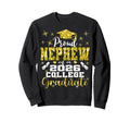 Proud Nephew 2026 College Graduate Sweatshirt - Minimalist Print Unisex - T-Shirt, Sweatshirt, Hoodie