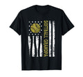 Distressed Usa American Flag Softball T-Shirt - Minimalist Print Men Women - T-Shirt, Sweatshirt, Hoodie