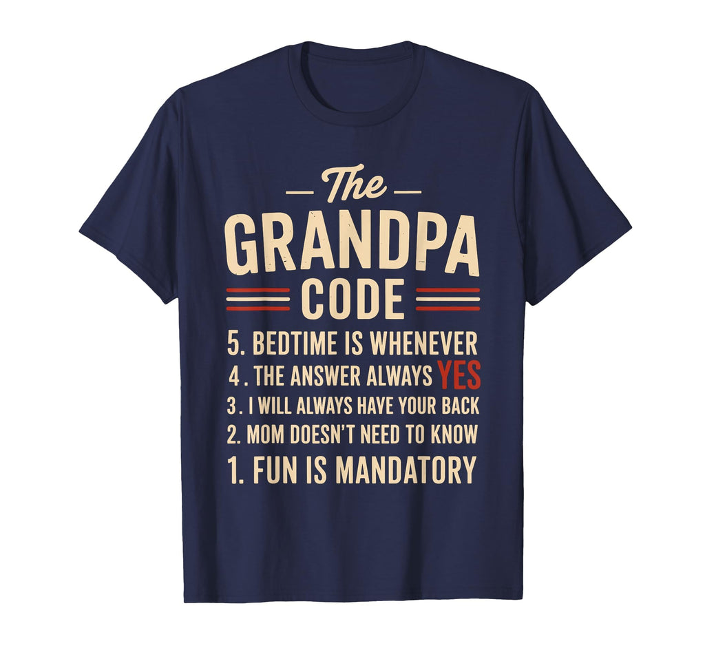 Grandpa Code Fun Rules Funny Grandpa T-Shirt - Streetwear Style Men Women - T-Shirt, Sweatshirt, Hoodie