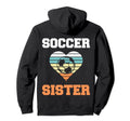Soccer Sister Family Matching Sport Hoodie - Aesthetic Graphic Men Women - T-Shirt, Sweatshirt, Hoodie
