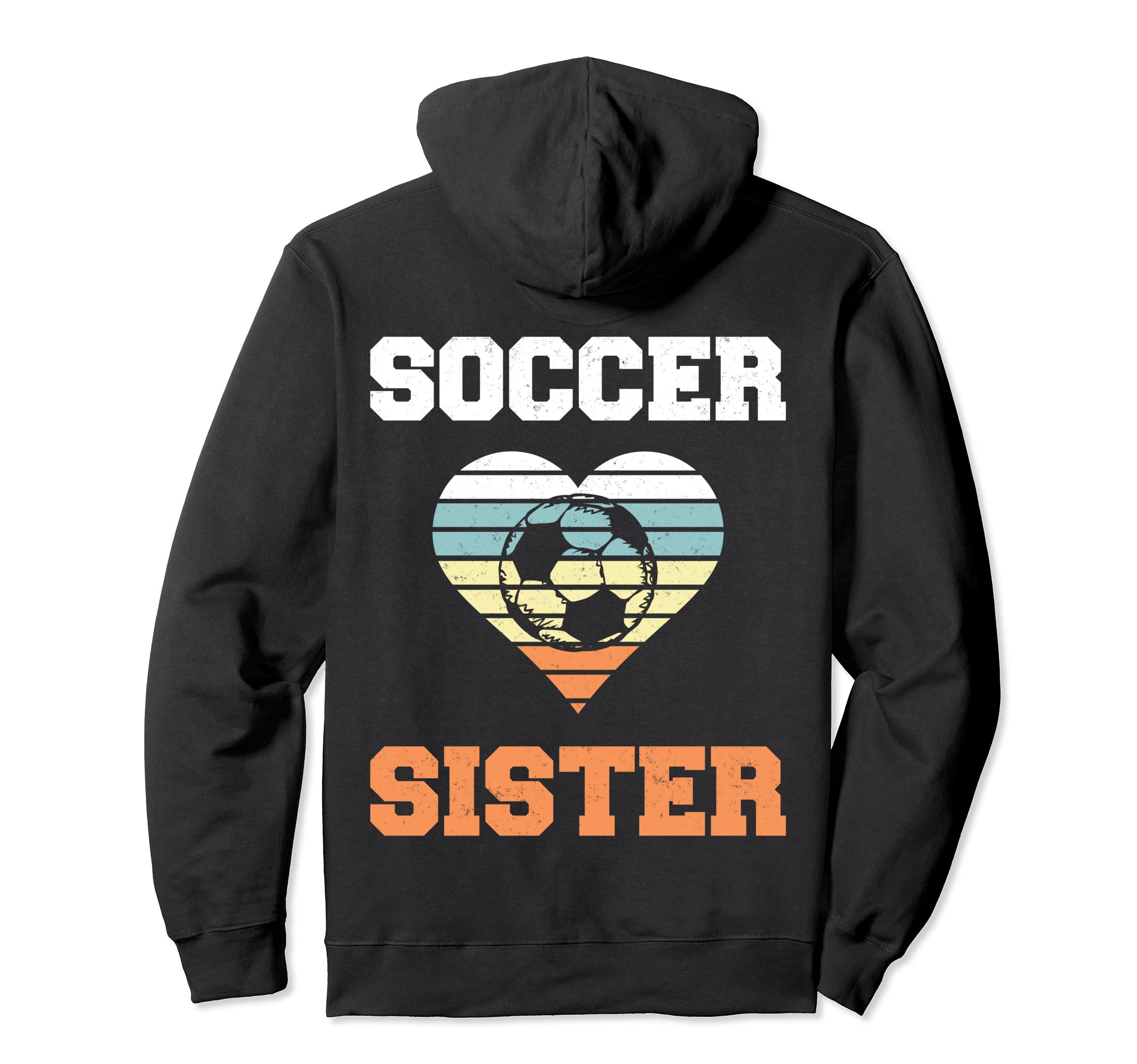 Soccer Sister Family Matching Sport Hoodie - Aesthetic Graphic Men Women - T-Shirt, Sweatshirt, Hoodie