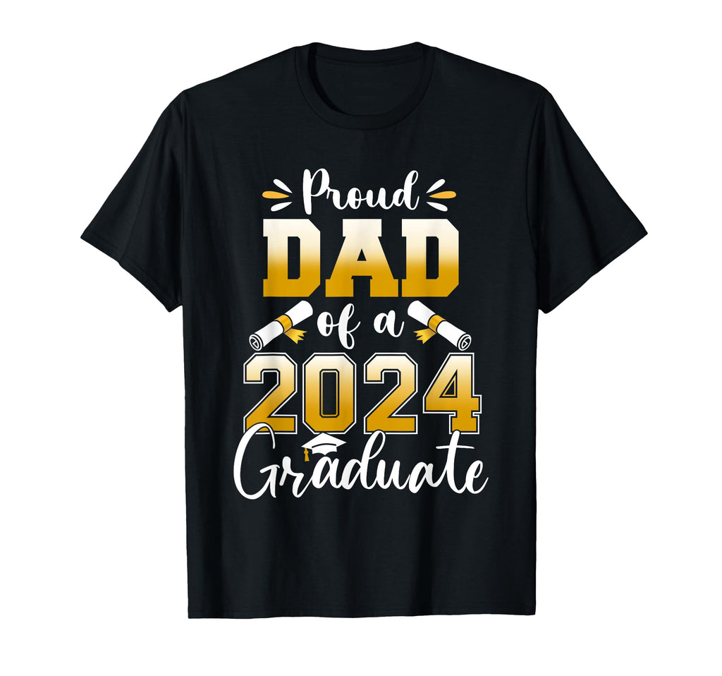 Daddy Senior 2024 Proud Dad Class T-Shirt - Casual Everyday Wear Men Women - T-Shirt, Sweatshirt, Hoodie