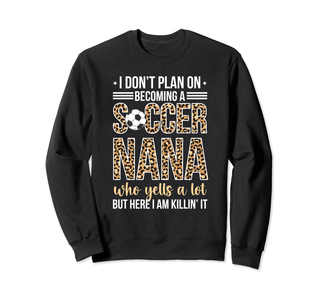 Becoming Soccer Nana Soccer Player Sweatshirt - Minimalist Print Unisex - T-Shirt, Sweatshirt, Hoodie