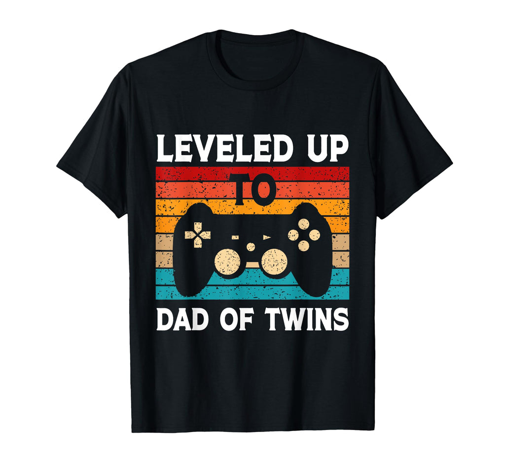 Funny Fathers Day Novelty Gamer Twins Dad T-Shirt - Novelty Apparel Unisex - T-Shirt, Sweatshirt, Hoodie