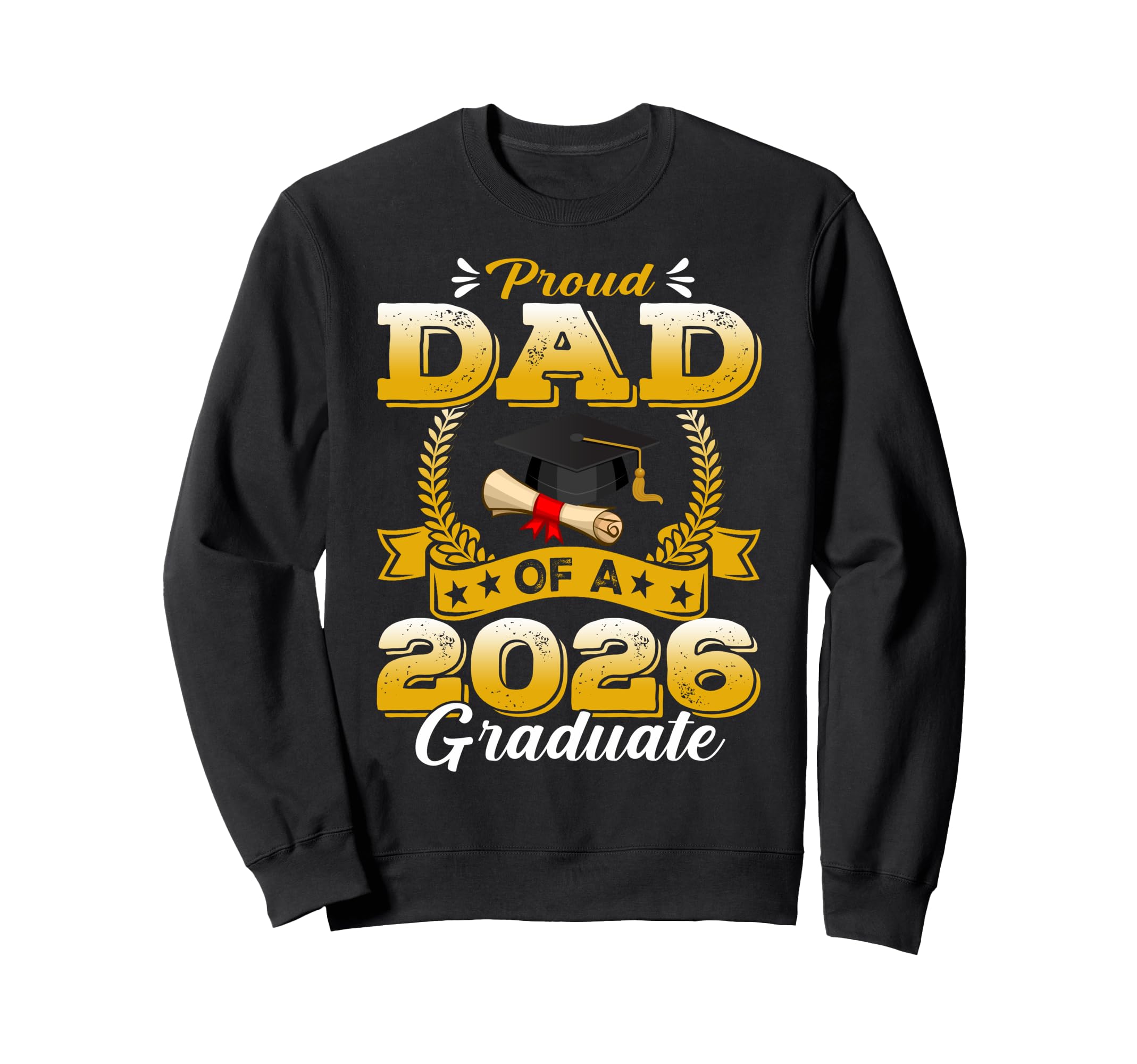 Class 2026 Graduate Proud Family Matching Hoodie - Novelty Apparel Unisex - T-Shirt, Sweatshirt, Hoodie