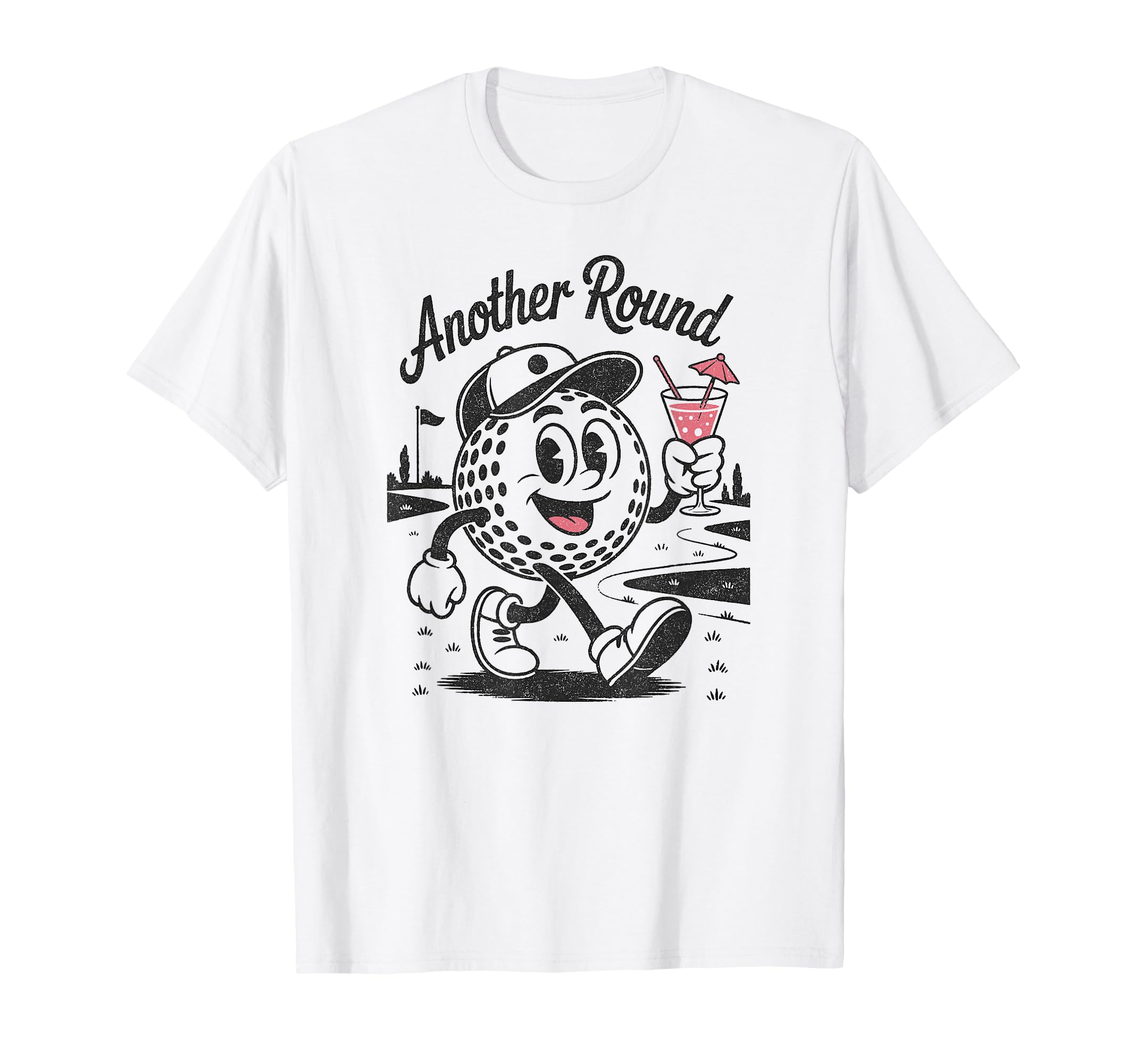 Another Round Funny Golf Drinking T-Shirt - Unique Graphic for Adults - T-Shirt, Sweatshirt, Hoodie