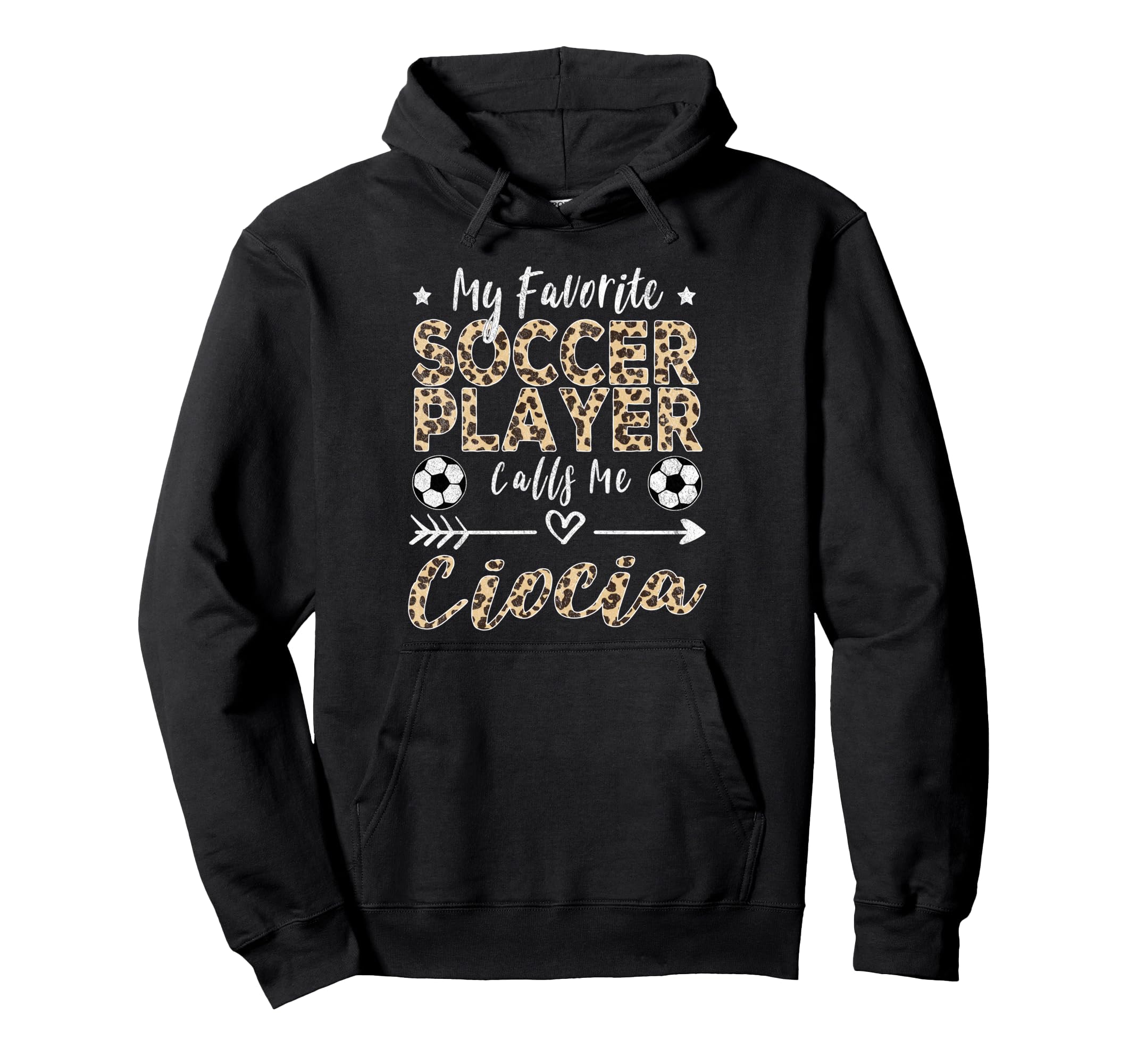 My Favorite Soccer Player Calls Me Hoodie - Fun Novelty Design for Adults - T-Shirt, Sweatshirt, Hoodie