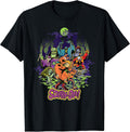 Scooby-Doo and Shaggy Chased by Monsters - Adult & Kids T-Shirts, Sweatshirts & Hoodies apparel design preview 1