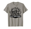 Gamer Dad Best Dads Play Video Games T-Shirt - Minimalist Print Men Women - T-Shirt, Sweatshirt, Hoodie