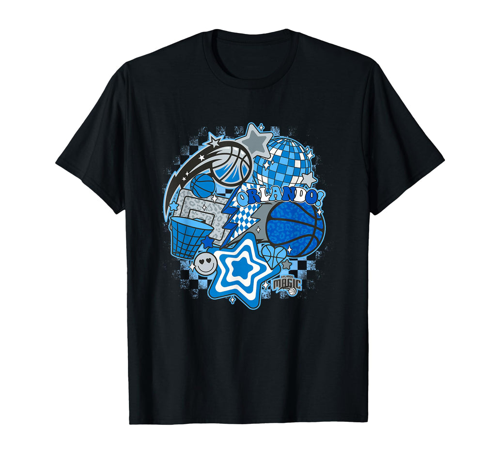 Nba Orlando Magic Psychedelic T-Shirt - Fun Novelty Design Men Women - T-Shirt, Sweatshirt, Hoodie