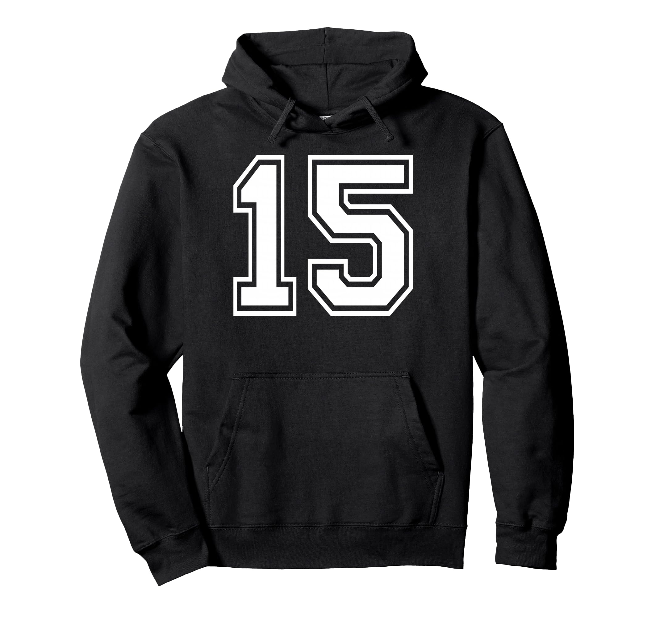 15 Number Fifteen Team Sports Hoodie - Aesthetic Graphic Men Women - T-Shirt, Sweatshirt, Hoodie