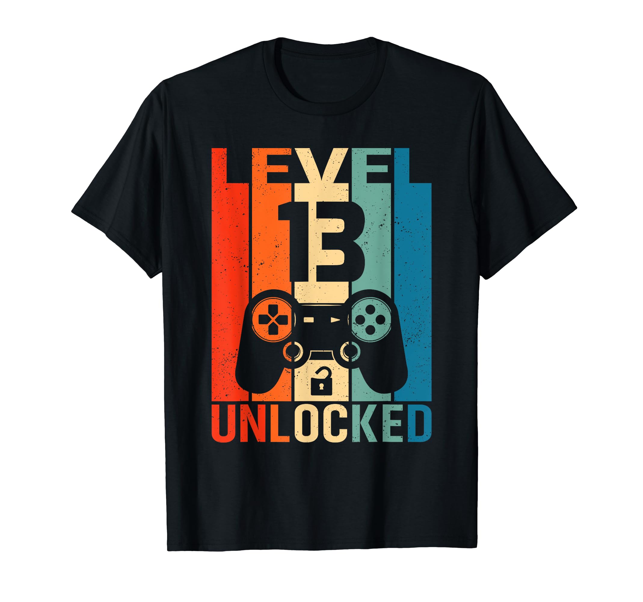 Level 13 Unlocked Video Gamer 13Th T-Shirt - Graphic Print for Adults - T-Shirt, Sweatshirt, Hoodie