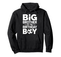 Soccer Birthday Family Matching Brother Hoodie - Trendy Graphic Unisex - T-Shirt, Sweatshirt, Hoodie