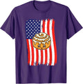 American Flag Kawaii Cinnamon Roll - Adult & Kids T-Shirts, Sweatshirts & Hoodies apparel design preview 1