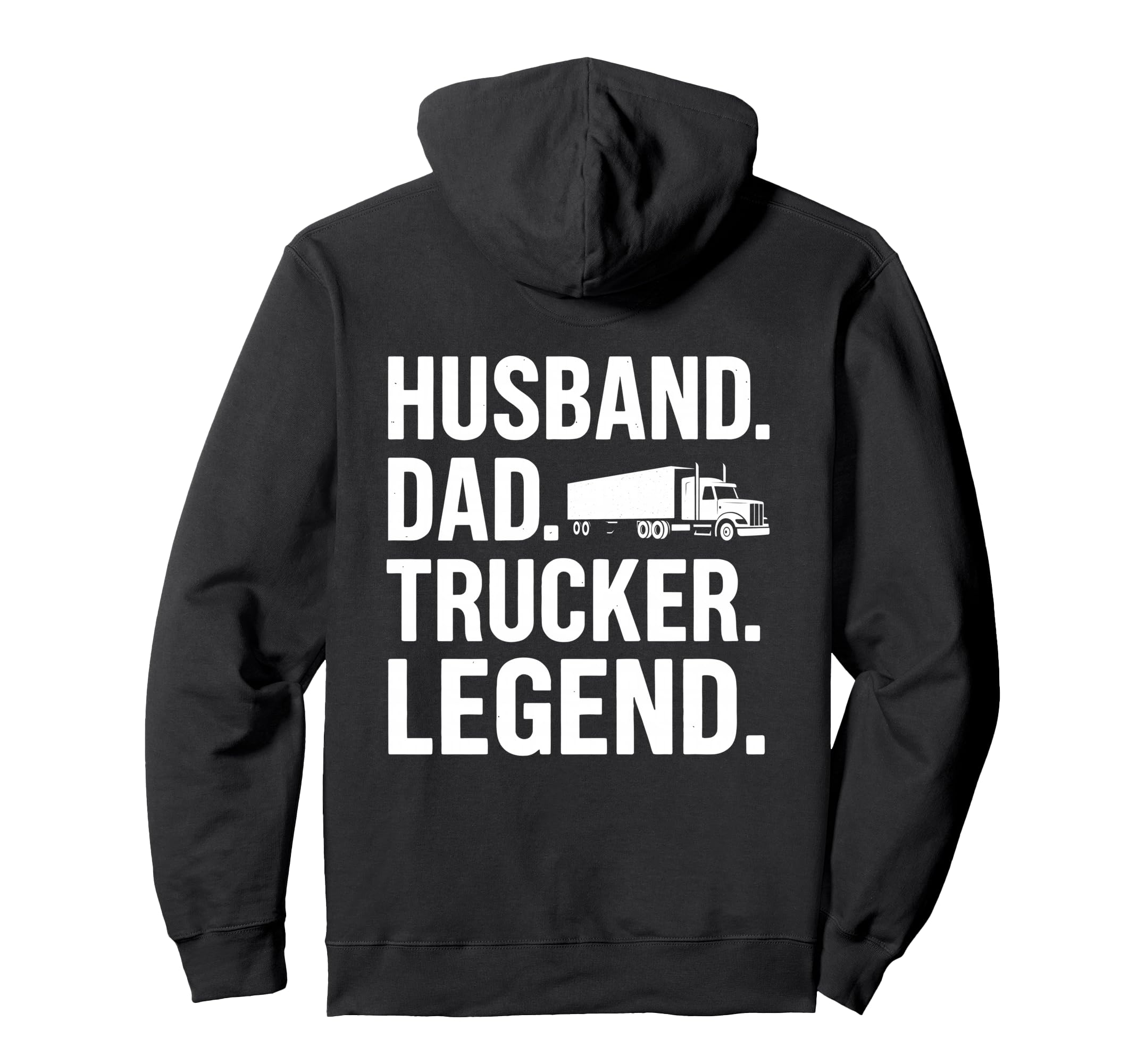 Funny Trucker Art Truck Driver Husband Hoodie - Unique Graphic Men Women - T-Shirt, Sweatshirt, Hoodie
