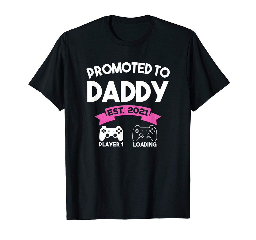 Mens Promoted To Daddy Its Est 2021 T-Shirt - Aesthetic Graphic Unisex - T-Shirt, Sweatshirt, Hoodie