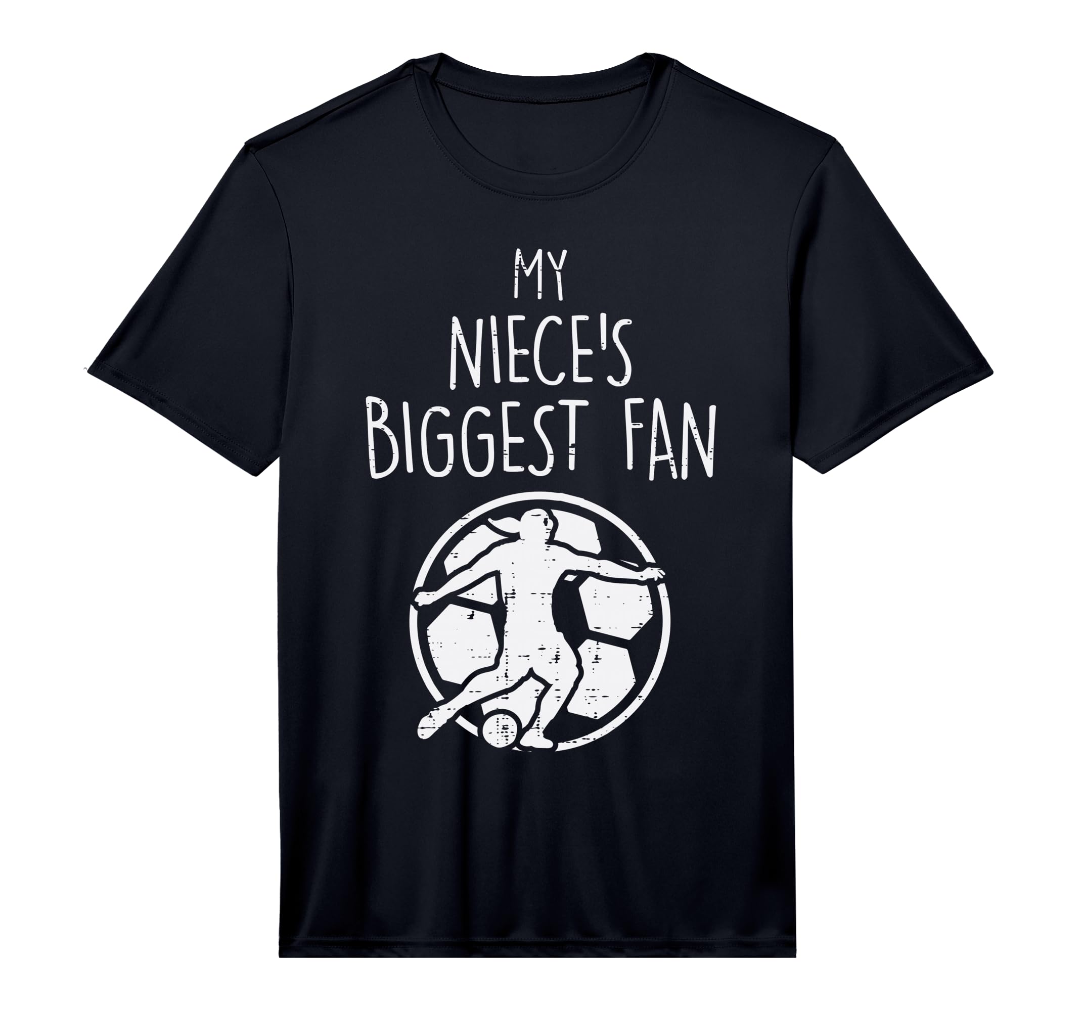 My Nieces Biggest Fan Soccer T-Shirt - Aesthetic Graphic for Adults - T-Shirt, Sweatshirt, Hoodie