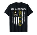 Im Proud Army Dad American Flag Gift T-Shirt - Minimalist Print Men Women - T-Shirt, Sweatshirt, Hoodie