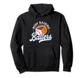 Busy Raising Ballers Football Baseball Hoodie - Graphic Print Men Women - T-Shirt, Sweatshirt, Hoodie