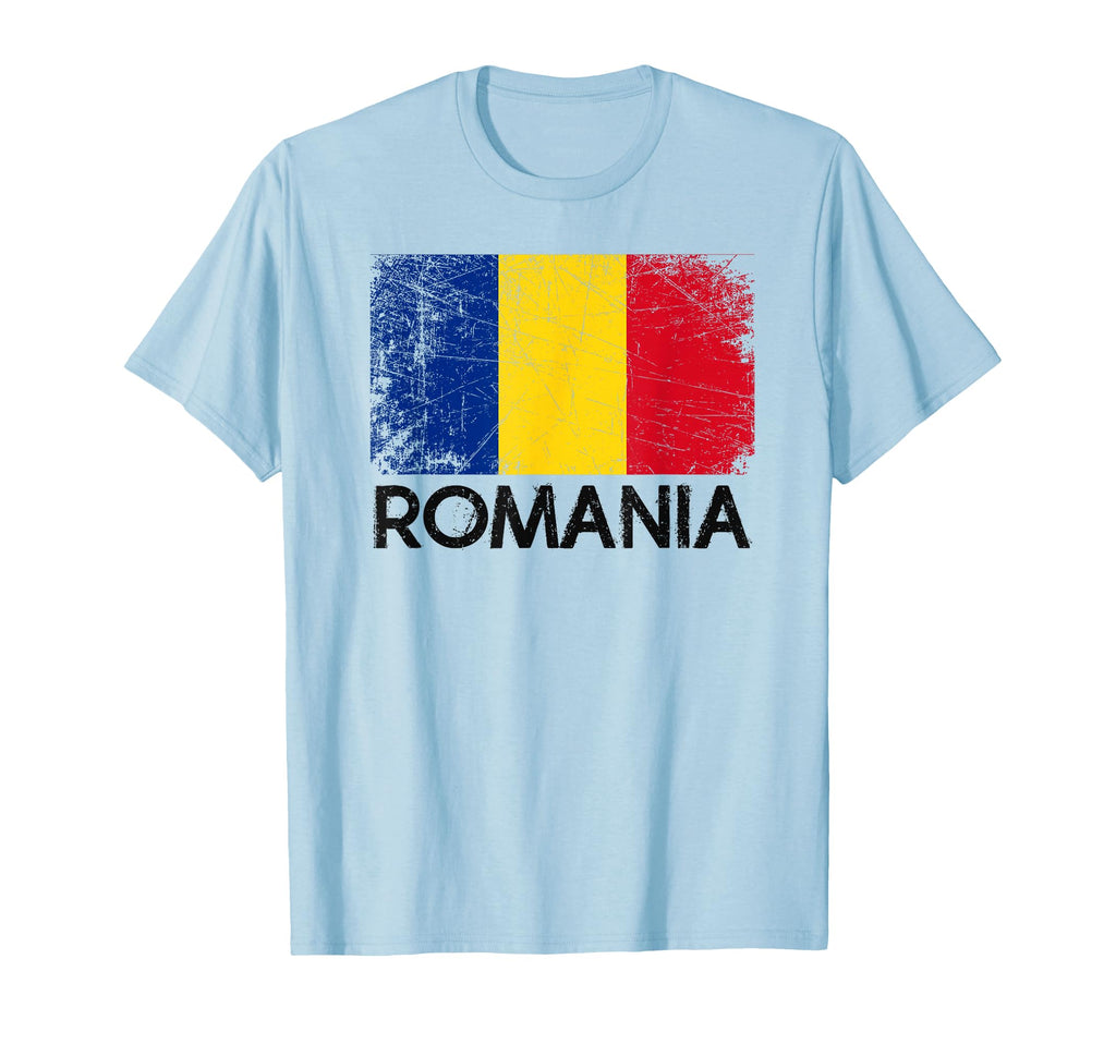 Romanian Flag Made Romania Gift T-Shirt - Fun Novelty Design for Adults - T-Shirt, Sweatshirt, Hoodie