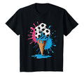 Ice Cream Soccer Ball Drip Game T-Shirt - Fun Novelty Design Men Women - T-Shirt, Sweatshirt, Hoodie