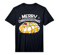 Snake Santa Hat Reptile Merry T-Shirt - Novelty Apparel Unisex - T-Shirt, Sweatshirt, Hoodie