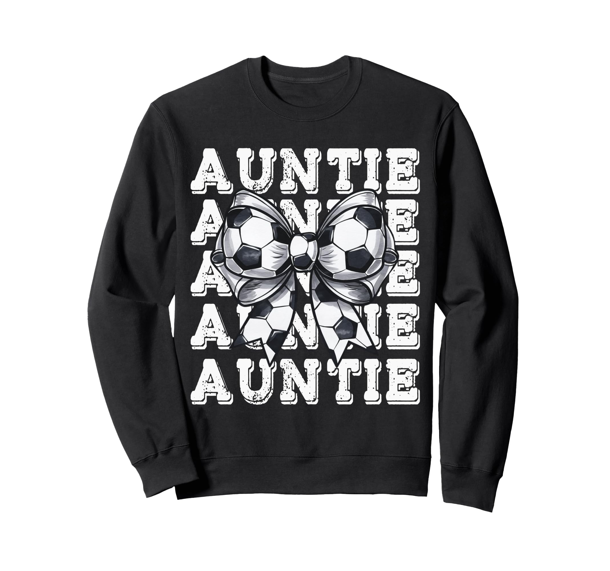 Coquette Soccer Auntie Matching Sweatshirt - Minimalist Print Unisex - T-Shirt, Sweatshirt, Hoodie