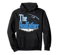 Rodfather Funny Fishing Parody Gift Hoodie - Custom Art Print Unisex - T-Shirt, Sweatshirt, Hoodie