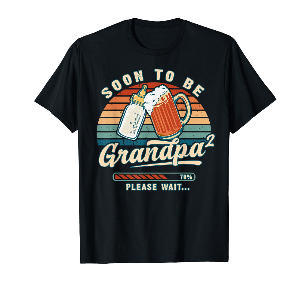 Soon To Be Grandpa 2 Again T-Shirt - Casual Everyday Wear for Adults - T-Shirt, Sweatshirt, Hoodie