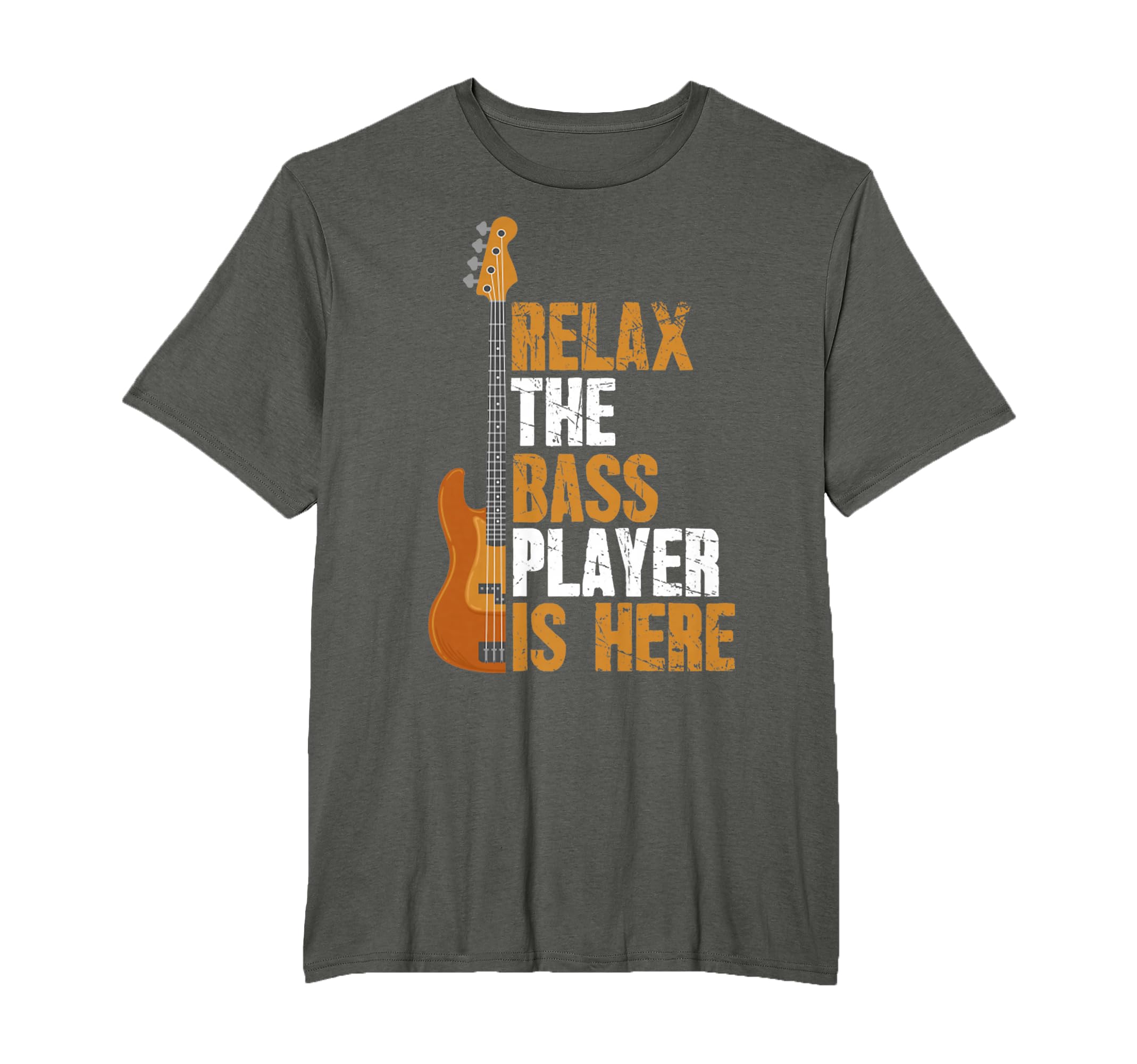 Relax Bass Player Is Here Gift T-Shirt - Minimalist Print for Adults - T-Shirt, Sweatshirt, Hoodie