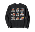 Funny Pug Cycling Bicycle Rider Dog Sweatshirt - Trendy Graphic Men Women - T-Shirt, Sweatshirt, Hoodie