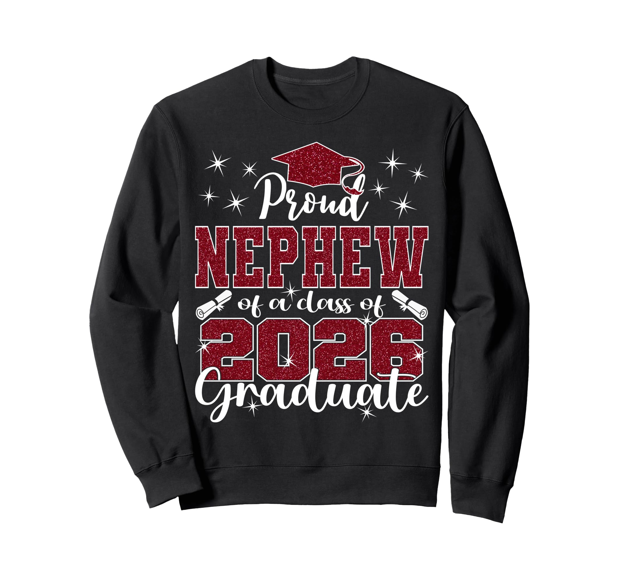 Super Proud Nephew 2026 Graduate Sweatshirt - Fun Novelty Design Unisex - T-Shirt, Sweatshirt, Hoodie