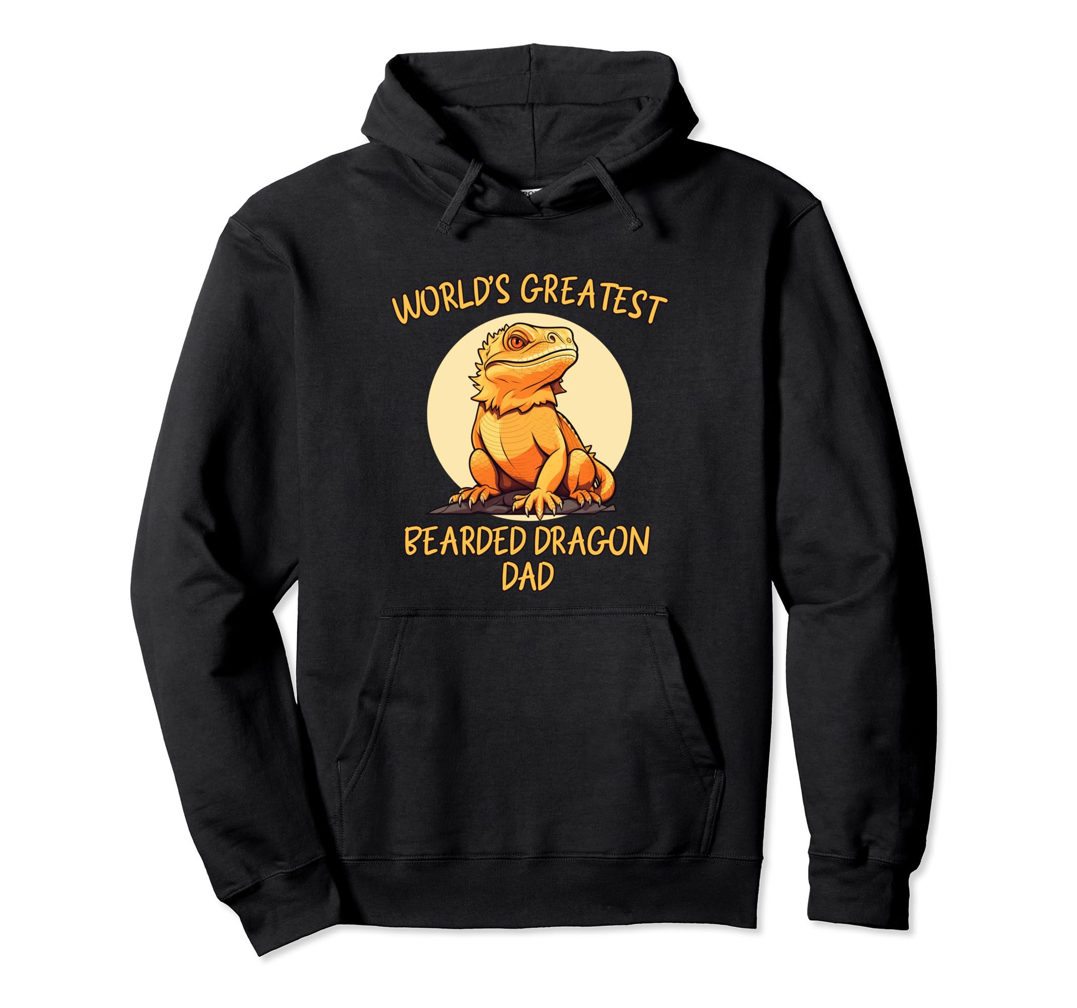 Worlds Greatest Bearded Dragon Dad Father Hoodie - Unique Graphic Unisex - T-Shirt, Sweatshirt, Hoodie