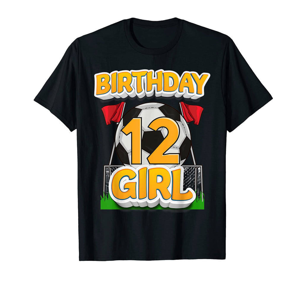 12Th Birthday Soccer Birthday 12 Year T-Shirt - Graphic Print Men Women - T-Shirt, Sweatshirt, Hoodie