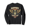 Motorcycle Biker Support Your Sweatshirt - Custom Art Print for Adults - T-Shirt, Sweatshirt, Hoodie