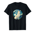 Korean Jindo Starry Night Painting Dog T-Shirt - Unique Graphic for Adults - T-Shirt, Sweatshirt, Hoodie