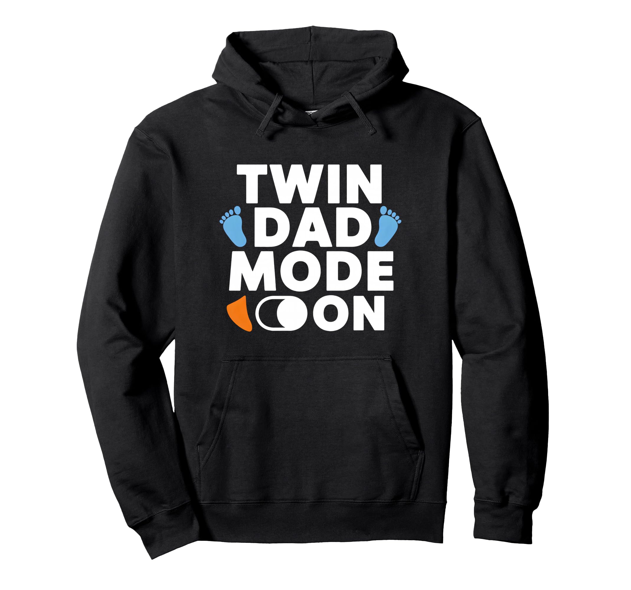 Twin Dad Mode Father Hoodie - Fun Novelty Design for Adults - T-Shirt, Sweatshirt, Hoodie